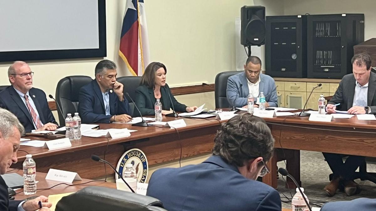 Rep. Craig speaks at a roundtable in McAllen, TX.
