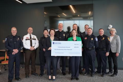 group photo at event