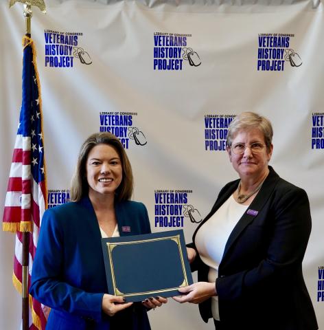 Rep. Angie Craig delivers veteran stories through the Veteran History Project at the Library of Congress