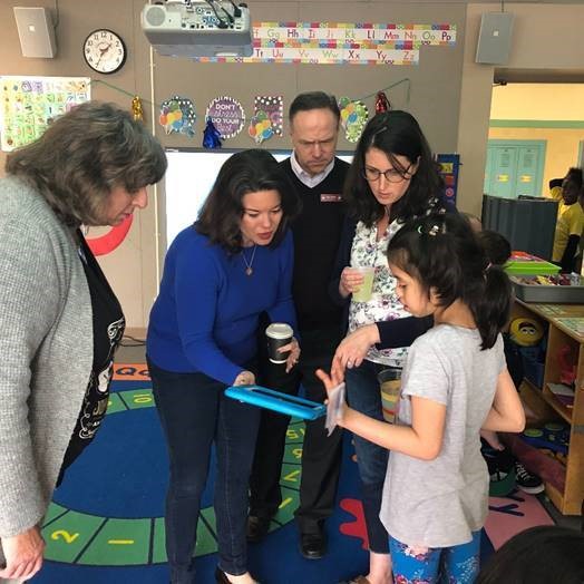 Rep. Angie Craig visited Lincoln Center Elementary School