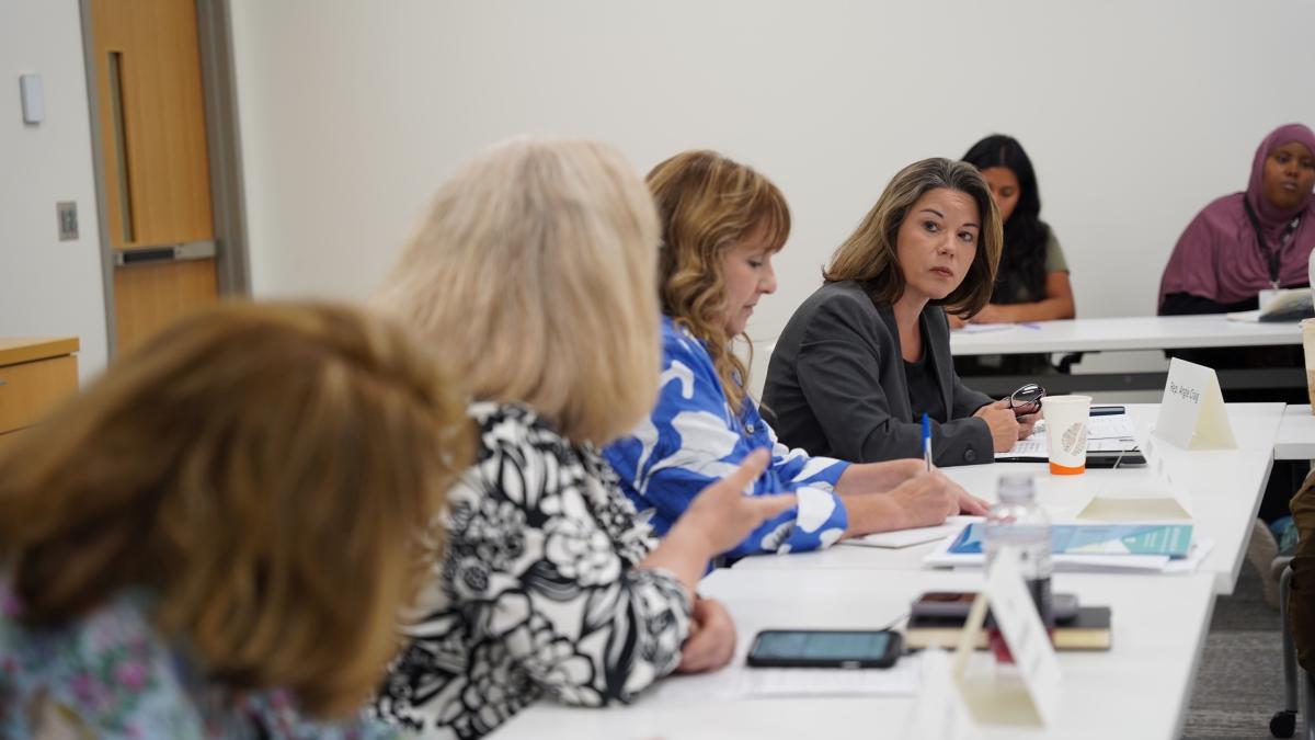 Rep. Angie Craig hosts her first Mental Health and Substance Use Disorder Advisory Council meeting in Shakopee, MN.