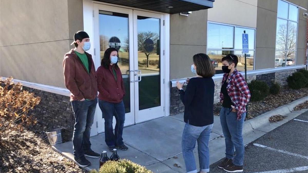 Rep. Angie Craig Visits Ineffable Brewing in Burnsville, MN 